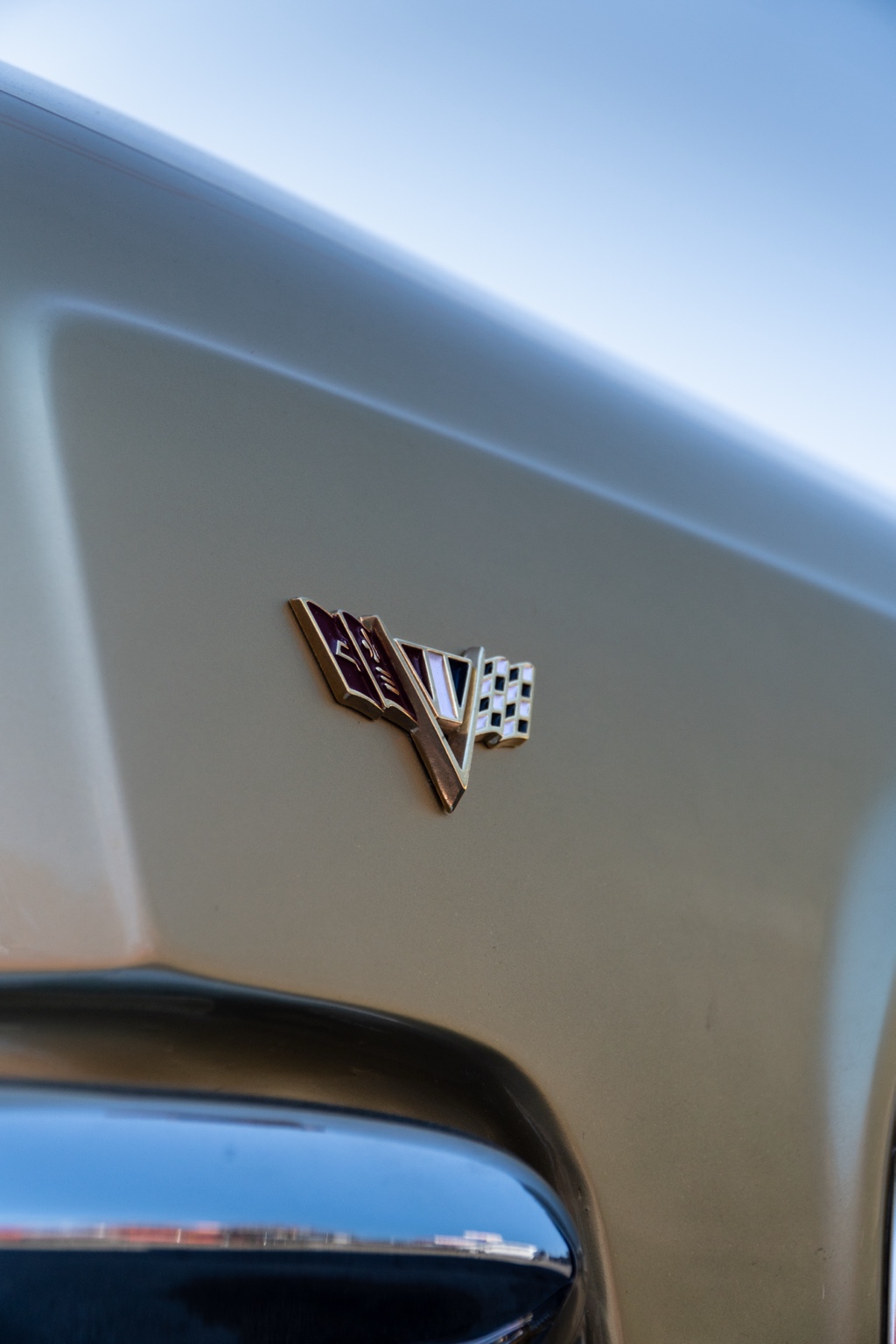 Classic vehicle detail close-up